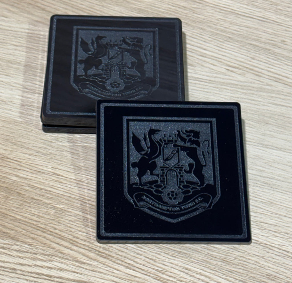 Northampton Town Football Club Acrylic Coasters: Cobblers Official Coaster Set of 4