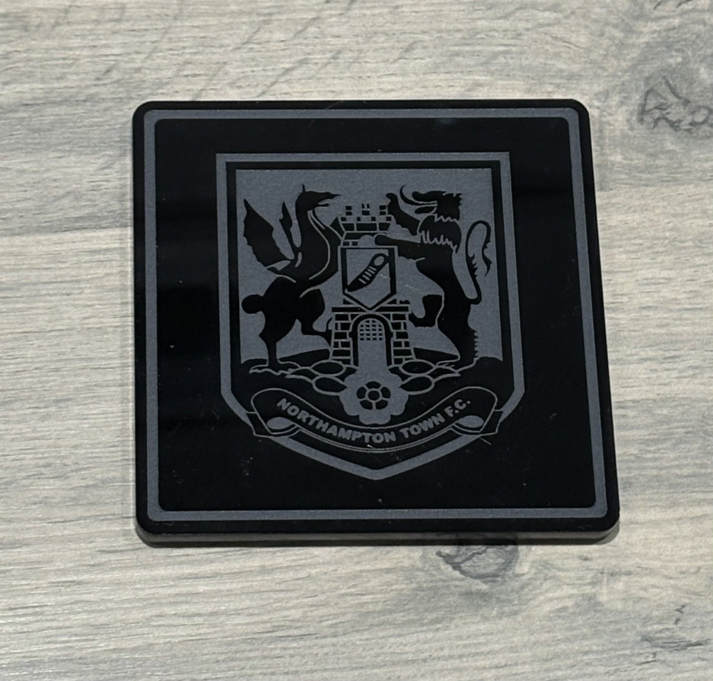 Northampton Town Football Club Acrylic Coasters: Cobblers Official Coaster Set of 4