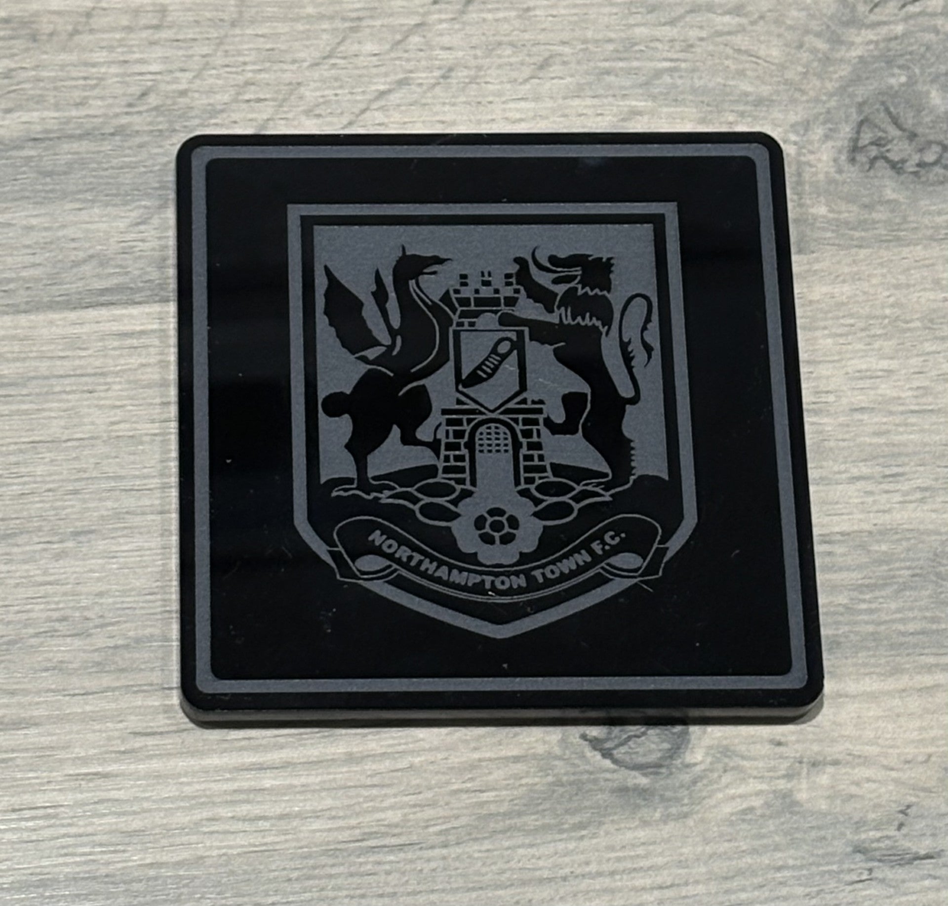 Northampton Town Football Club Acrylic Coasters: Cobblers Official Coaster Set of 4