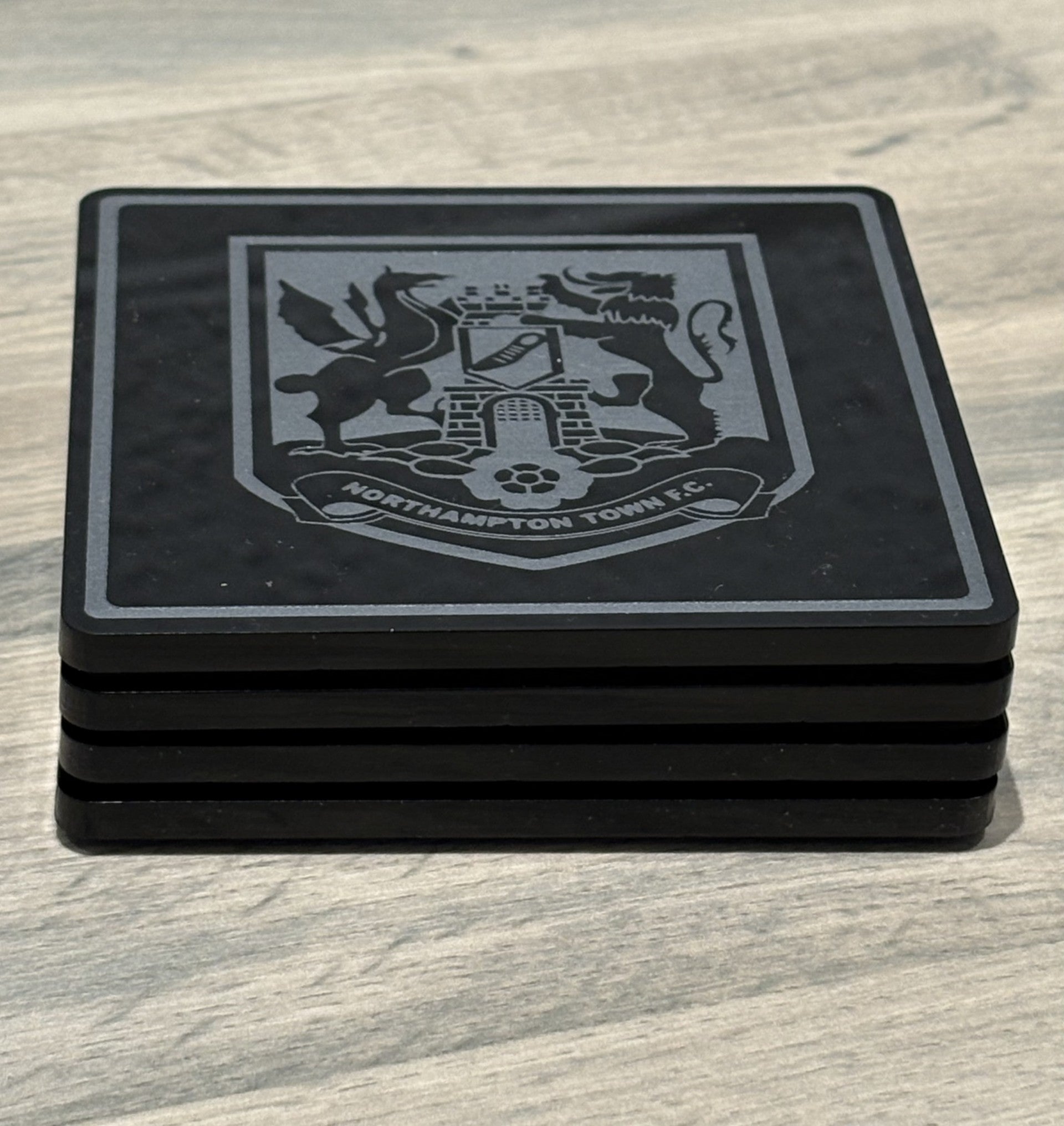 Northampton Town Football Club Acrylic Coasters: Cobblers Official Coaster Set of 4